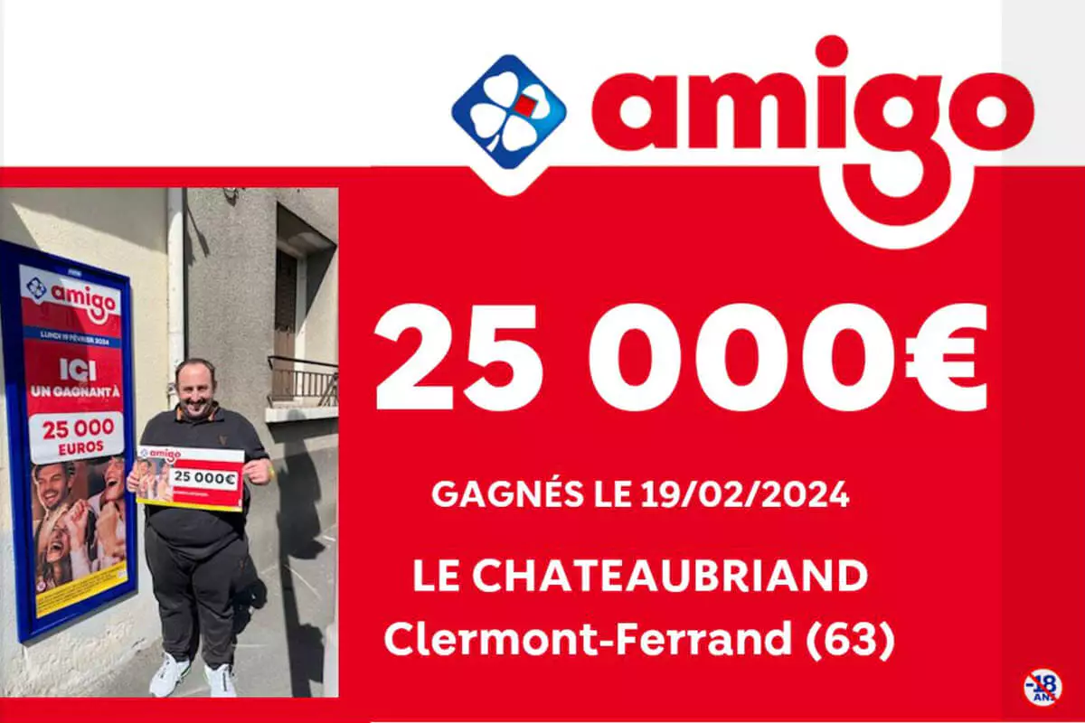 Amigo gagnant réel