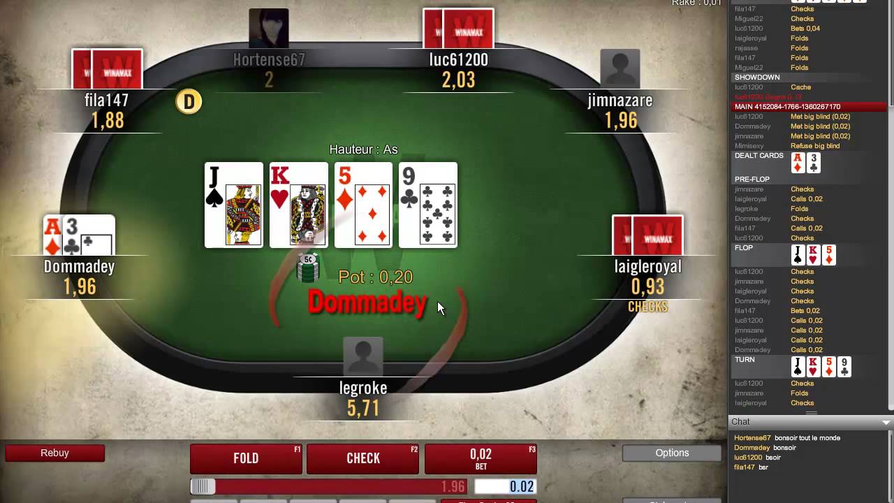 Winamax poker logiciel